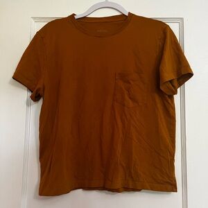 Everlane cropped box t-shirt, size: M